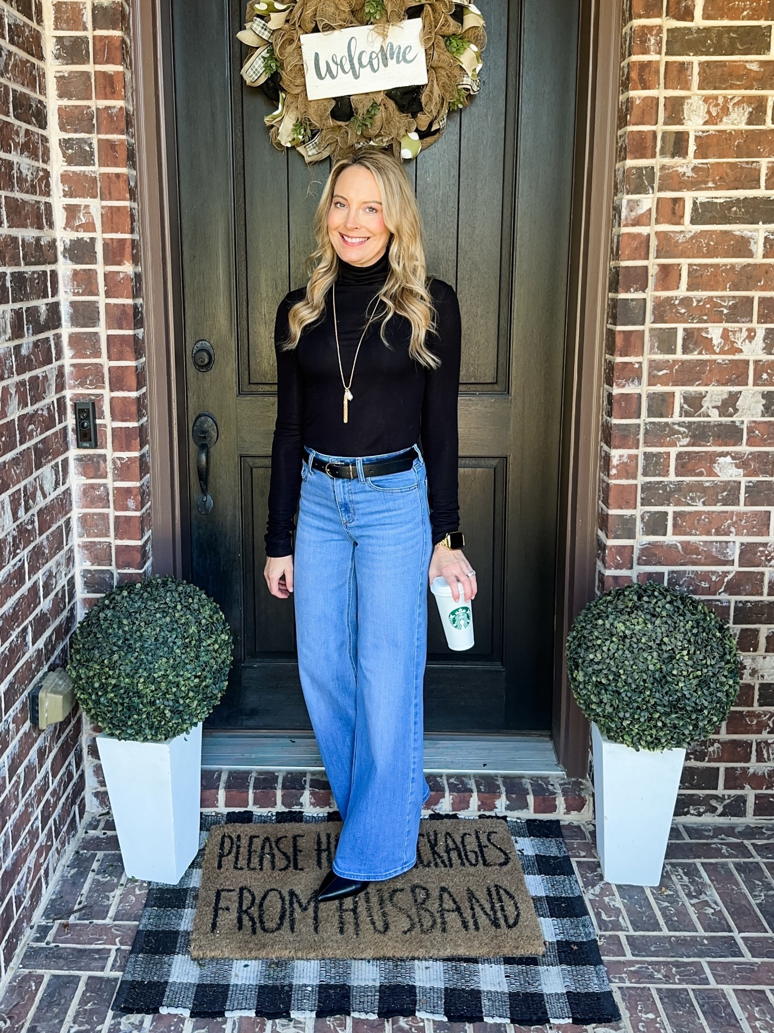 These tops are perfect for layering or wearing alone. A must have item for the cold months ahead! I’m wearing a small. I’m wearing a small in the black pants and a size 2 in the jeans. 

Fall outfit | winter outfit | jeans | denim | leggings | warm | cozy | cold weather outfit | merino wool 



#LTKFindsUnder50 #LTKStyleTip #LTKSaleAlert