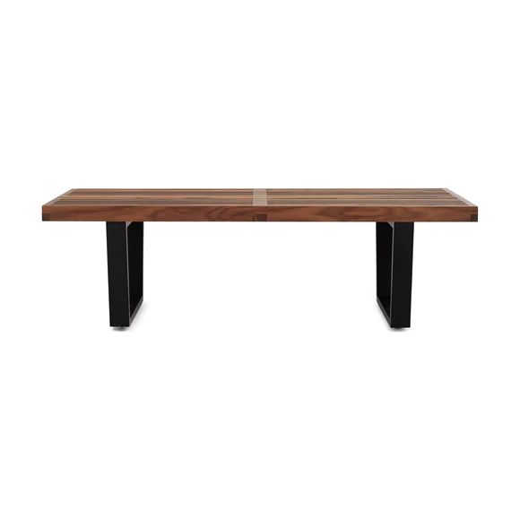 Nelson Platform Bench with Wood Base | 2Modern (US)