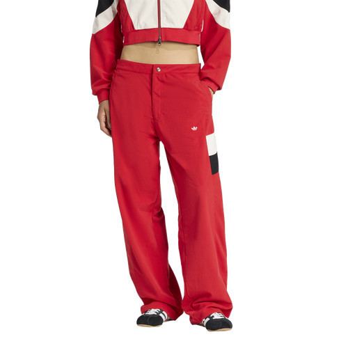 adidas Womens adidas Originals Blocking Track Pants - Womens Better Scarlet/Better Scarlet Size 14 | Foot Locker (US)