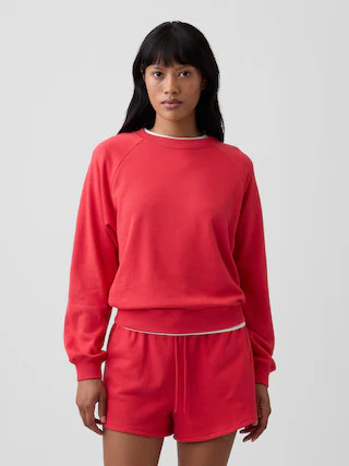 Relaxed French Terry Crewneck Sweatshirt | Gap Factory