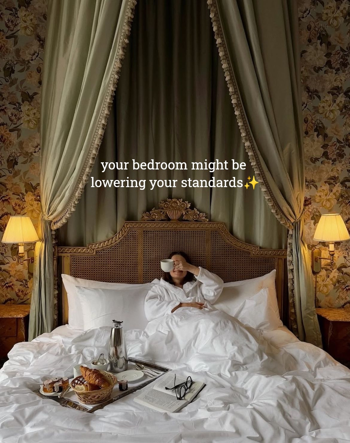 your bedroom might be lowering your standards ✨

your environment quietly teaches your mind what to expect from life.

if your room feels cluttered, stressful, dark, chaotic or neglected… eventually your nervous system starts normalizing that feeling too.

that’s why luxury isn’t always expensive.
sometimes it’s creating softness intentionally.

a vase for fresh flowers to remind you to expect beauty
warm lighting creates emotional safety
a candle slows your nervous system
a silk pillowcase protects your rest
a cozy blanket creates comfort
a calming scent teaches your body to relax

little luxuries become daily reminders:
i deserve beauty.
i deserve peace.
i deserve softness.
i deserve more.

because eventually the way you live becomes the standard you accept ~bg🤍

#softlife #luckygirlsyndrome #luxurylifestyle #feminineenergy #romanticizelife #becomingher #wellnessritual #oldmoneyaesthetic

#LTKootd #LTKgrwm #LTKdayinmylife