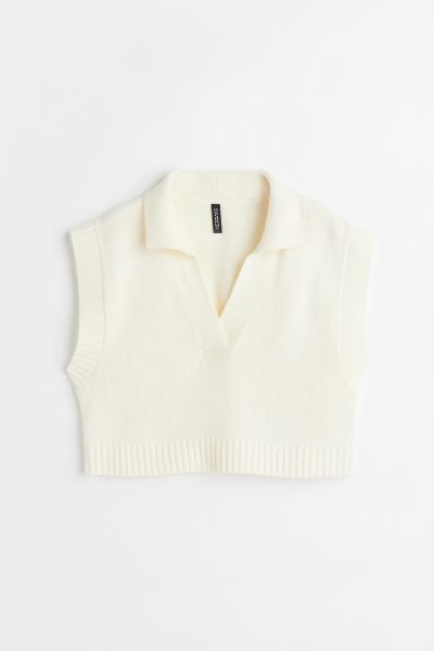 Sweater Vest with Collar | H&M (US + CA)