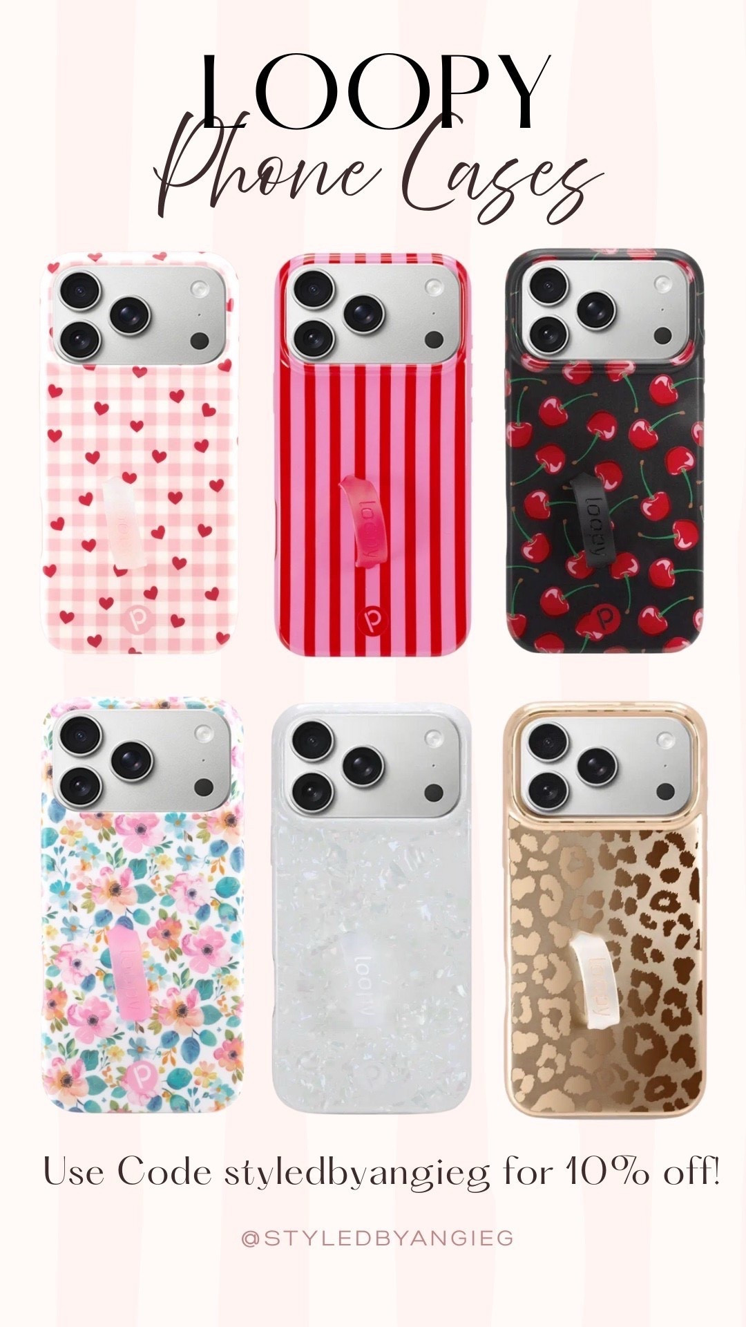 Obsessed with these cute loopy phone cases — comfy to hold and way too adorable not to use every day. The perfect little upgrade for your phone ✨

 cute loopy phone case, aesthetic phone cases, trendy phone accessories, phone case with loop, influencer phone case

#LTKSeasonal #LTKSaleAlert #LTKootd