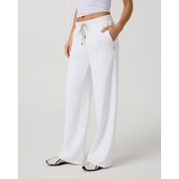 Vuori Halo Essential Wideleg Pants - Long | White | XS, Size Extra Small | Vuori Clothing (US & Canada)
