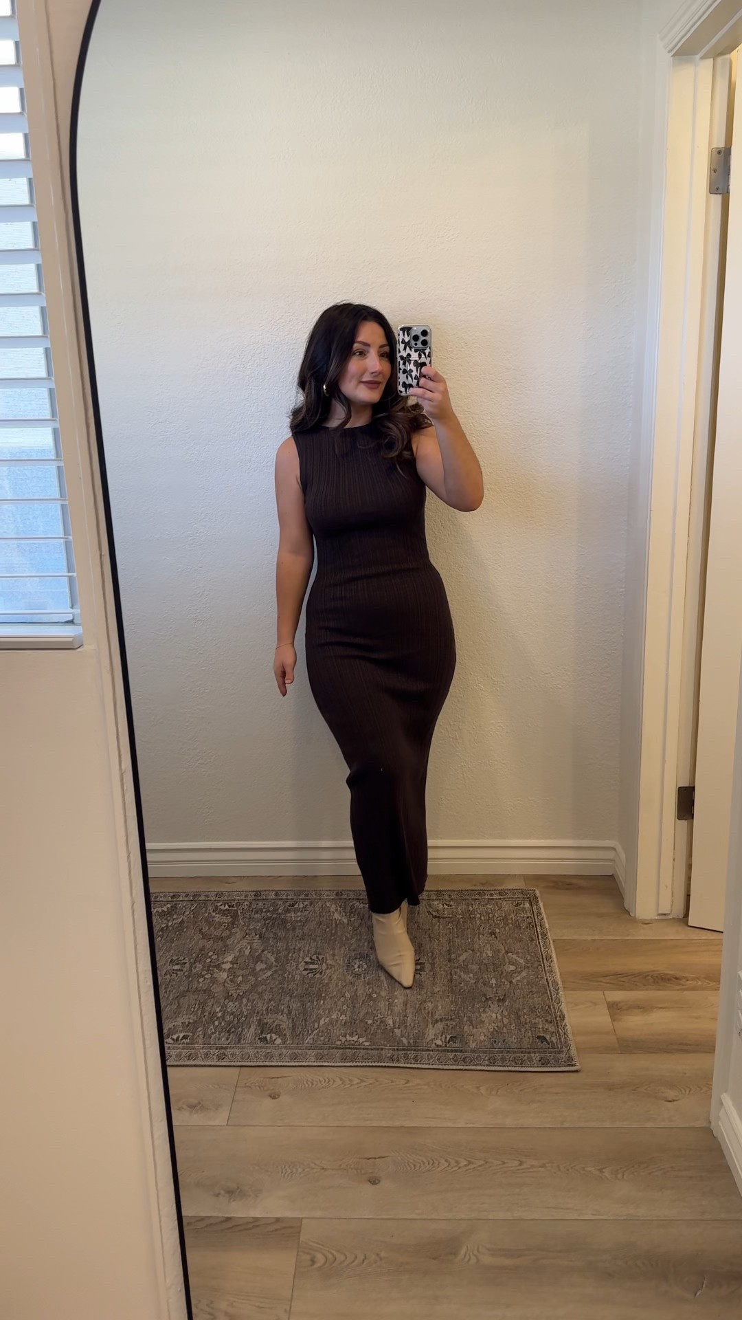 Fall layers in full effect 🤎 Every piece from @onequince feels so luxe but stays effortless from the ribbed cotton cashmere dresses to the handwoven Italian leather satchel! Each piece is timeless, cozy, and perfect for that neutral fall palette!

Sizing:
• Cotton Cashmere Ribbed Sleeveless Midi Dress (size small, mocha heather – true to size)
• Cotton Cashmere Ribbed Long Sleeve Crew Midi Dress (size small, heather oatmeal)
• Double-Faced Merino Wool Scarf Coat (size XS – runs big, size down)
• Italian Leather Handwoven Satchel (color merlot, size large)

All pieces are classic, elevated, and made to mix and match for years to come  

#QuincePartner #LTKStyle #FallOutfitInspo #PetiteStyle #CapsuleWardrobe

#LTKParties #LTKPetite #LTKFindsUnder100