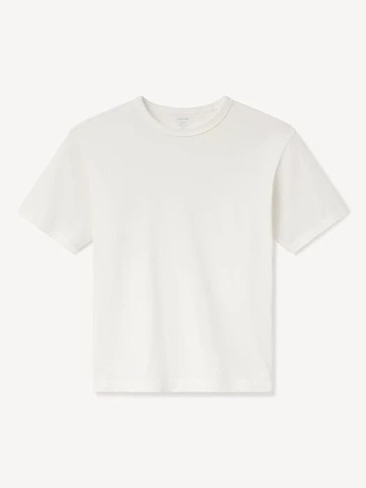 White Toughknit Classic Tee - Buck Mason- Modern American Classics | Buck Mason