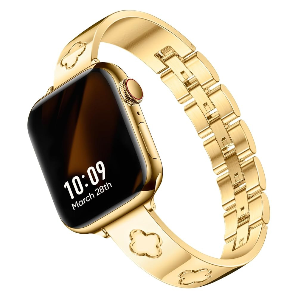 Missair Compatible with Apple Watch Band 38mm 40mm 41mm 42mm 44mm 45mm 46mm 49mm, Four Leaf Lucky... | Amazon (US)