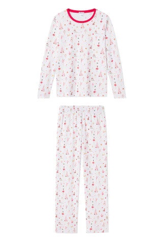 Pima Long-Long Weekend Set in Nutcracker | LAKE Pajamas