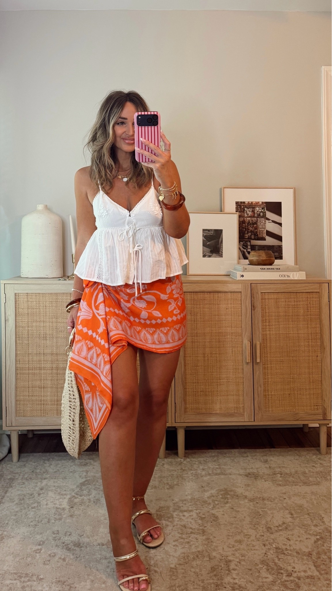 40% off with LEANN40, if expired use code LEANN35 easy vacation outfit idea! fold your swim cover up in half and tie it up on the side and wear as a skirt. summer outfit, beach outfit, vacation outfit @VICI

#LTKootd
