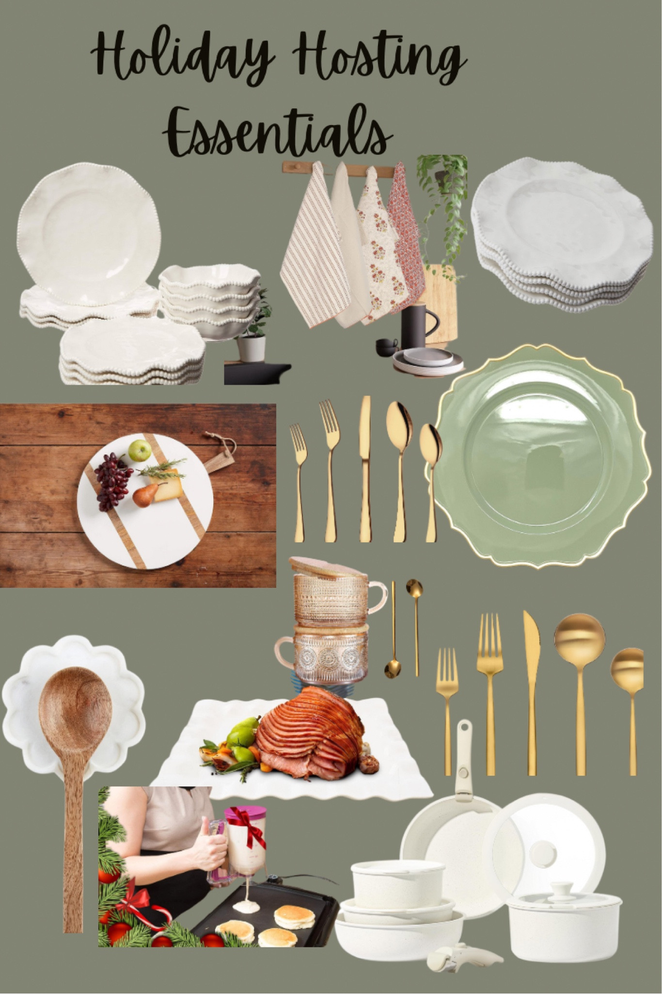 Holiday Hosting essentials. Tablescape must haves. Neutral holiday style. Christmas hosting

#LTKHoliday #LTKGiftGuide #LTKhome