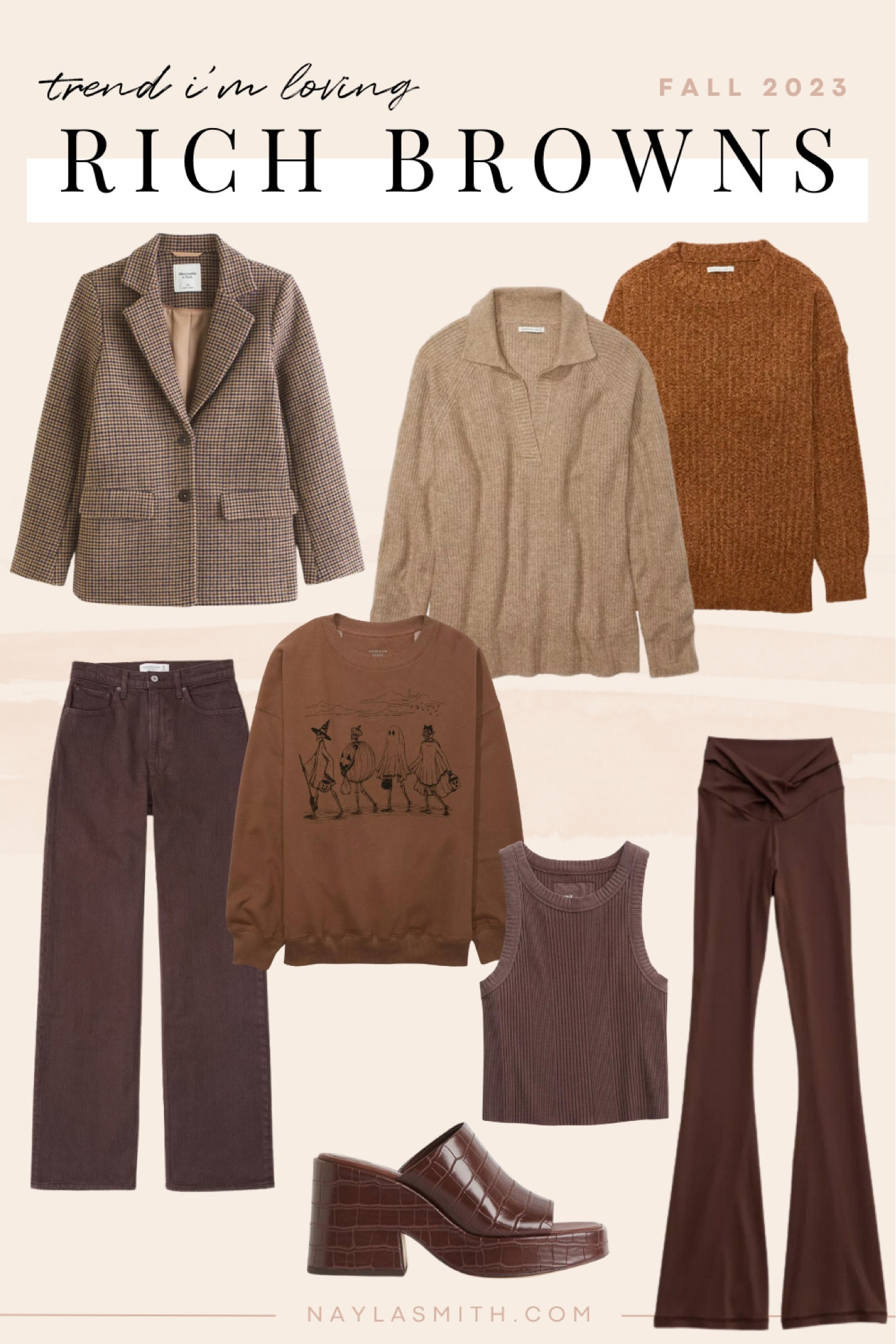 Fall fashion trends I’m loving - rich brown tones

Sweaters, brown blazer, flare leggings, Halloween sweatshirt



#LTKstyletip #LTKSeasonal #LTKSale
