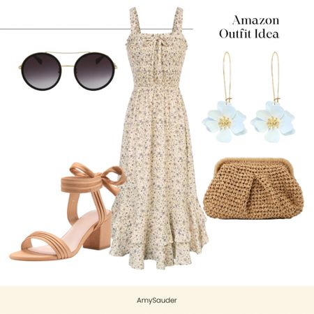 Summer outfit 
Dress 
Sandals 

#LTKStyleTip #LTKFindsUnder100 #LTKSeasonal