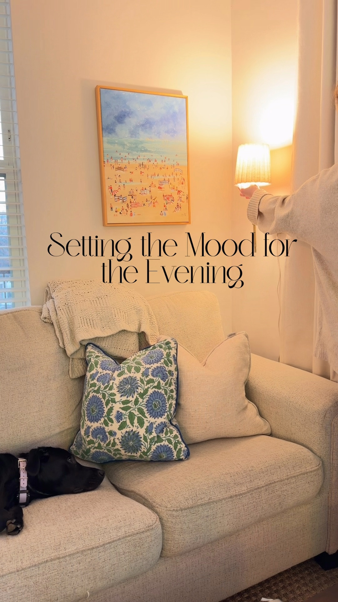 This is an “anything but the Big Light” household through & through !!! We get all of our light from lamps & sconces throughout our apartment, and it creates the most beautiful glow!! 

#LTKHome