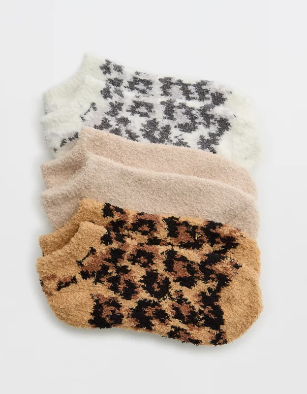 Aerie Cozy Ankle Socks 3-Pack | Aerie