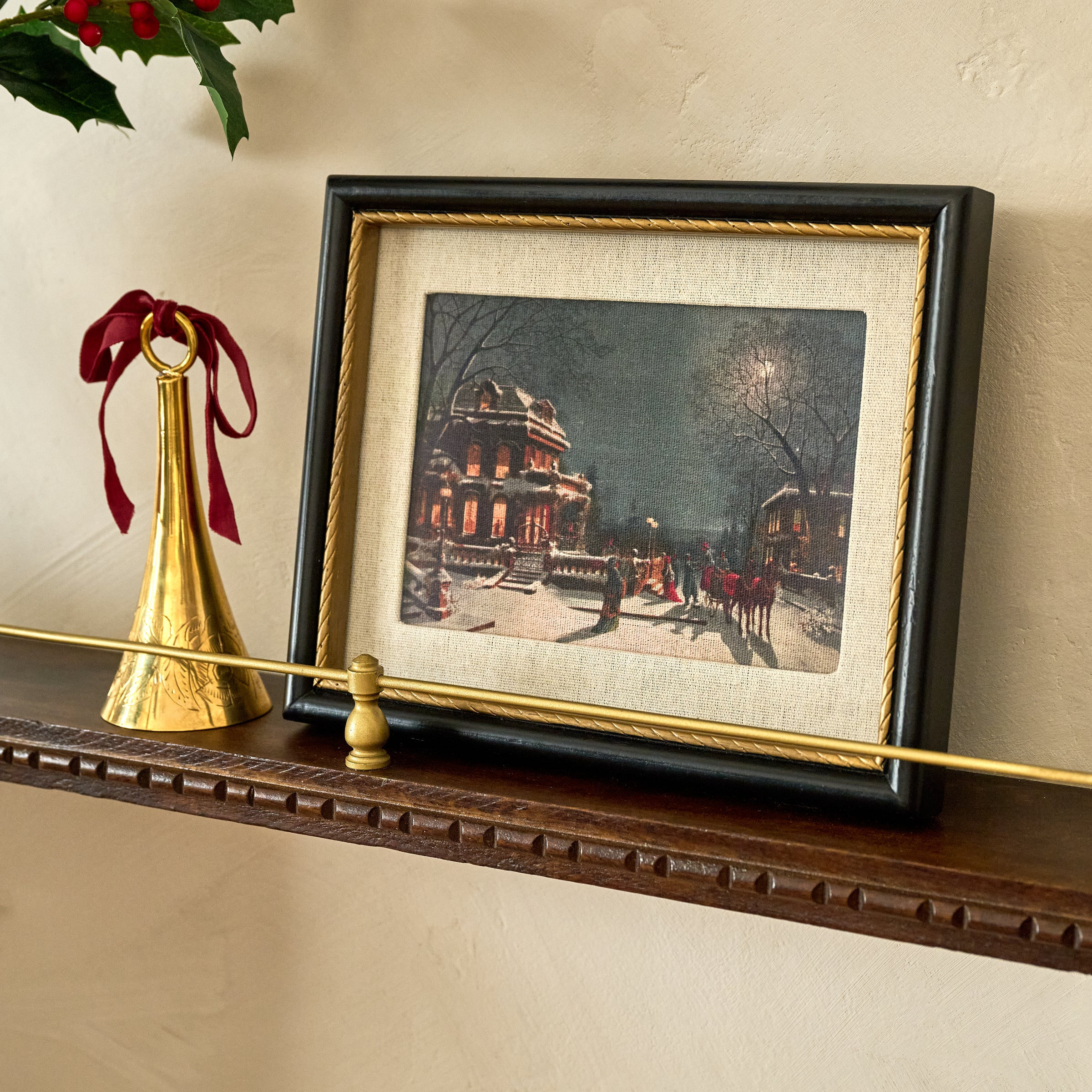 Silent Night's Glow Framed Print | Magnolia