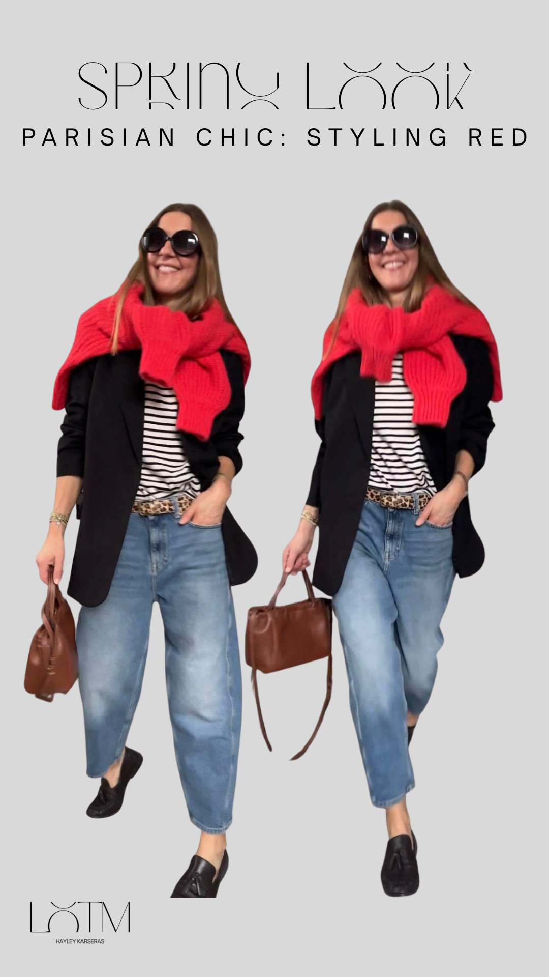 A Parisian-inspired look for your week! I love a pop of red with stripes. Such a simple look to recreate!  

 #LTKspring #LTKeurope #LTKstyletip