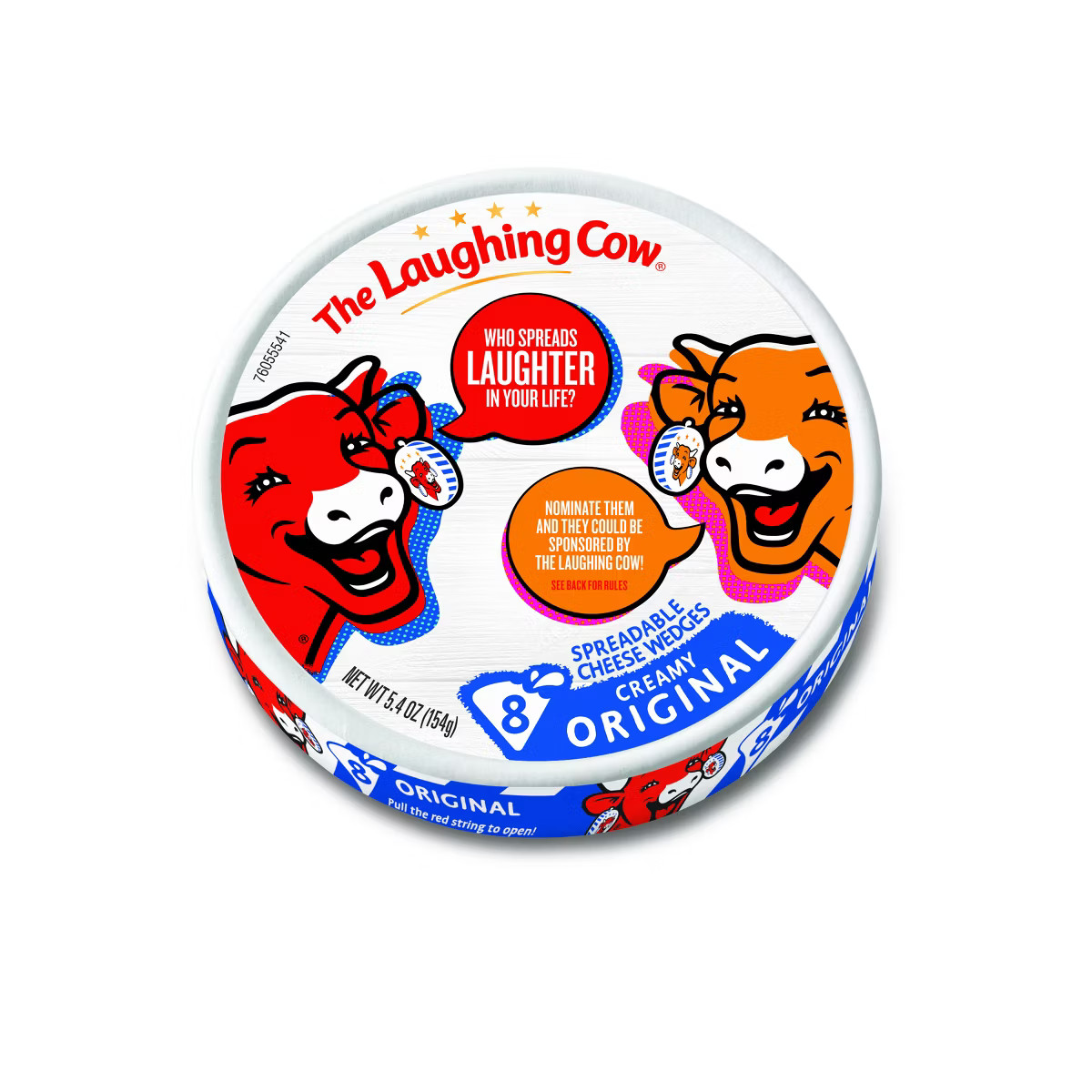 The Laughing Cow Original Creamy Swiss Spreadable Cheese Wedges - 5.4oz/8ct | Target