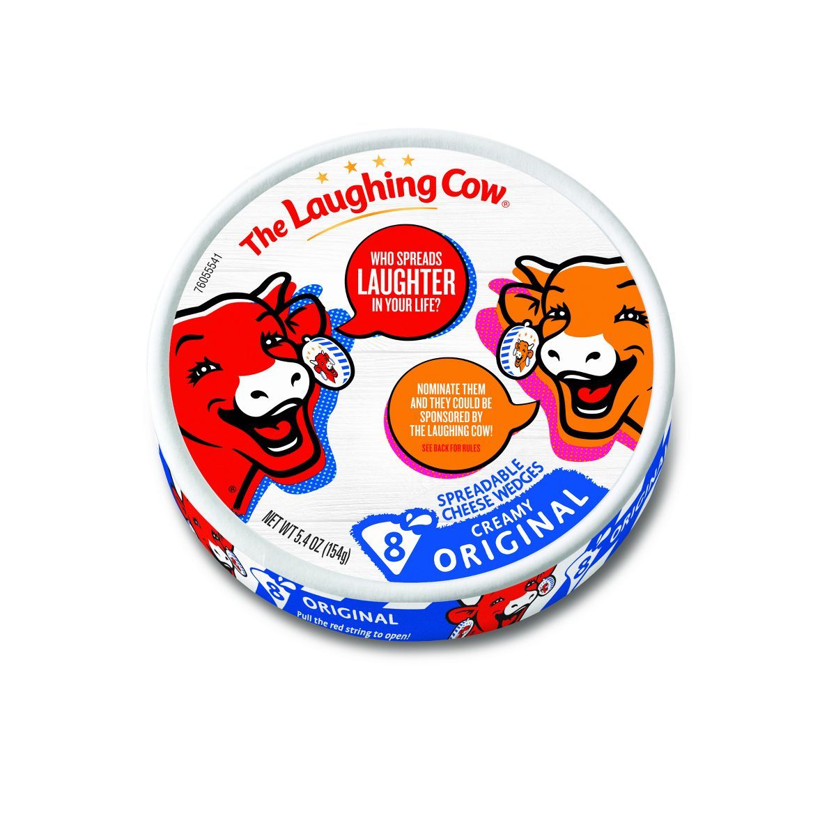 The Laughing Cow Original Creamy Swiss Spreadable Cheese Wedges - 5.4oz/8ct | Target