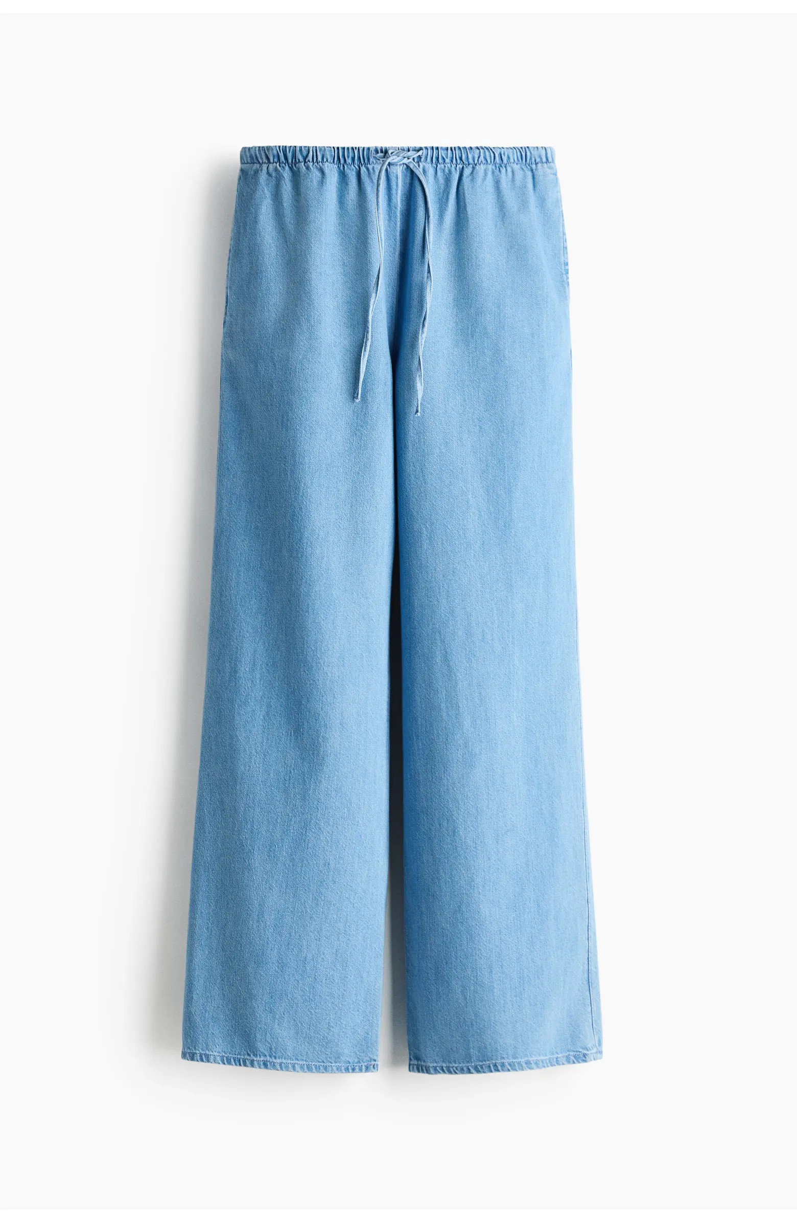 H&M Denim drawstring pants | Nordstrom | Nordstrom