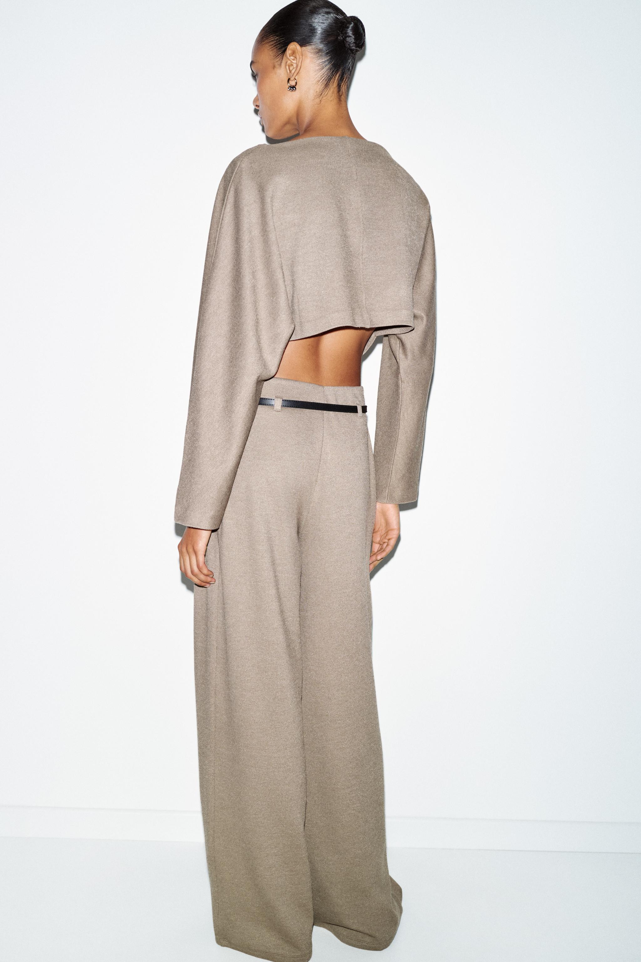 PALAZZO TROUSERS WITH BELT | Zara UK