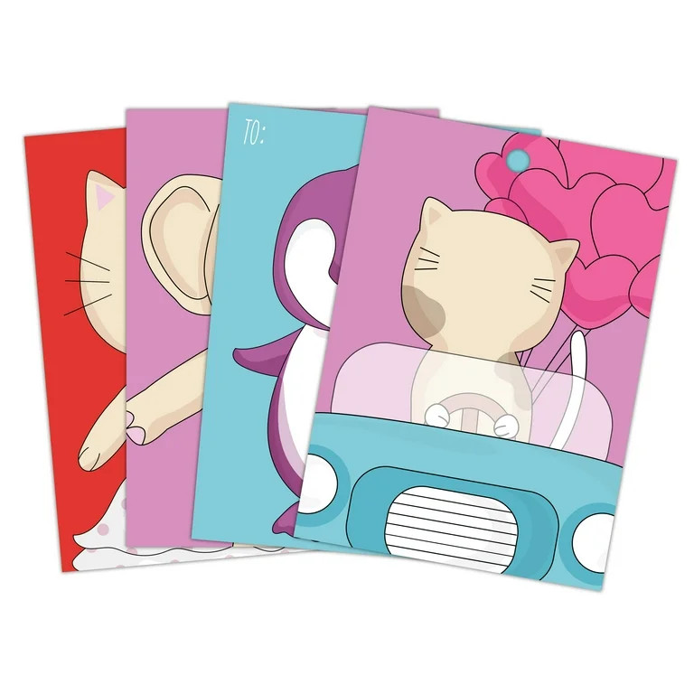 Valentine's Day Animals Sticker Face Activity Book, Over 150 Stickers and 12-Pages - Kids Craft b... | Walmart (US)