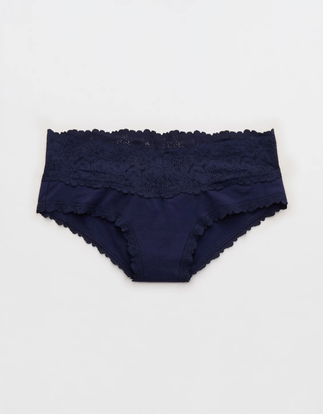 Superchill Cotton Rosey Lace Cheeky Underwear | Aerie
