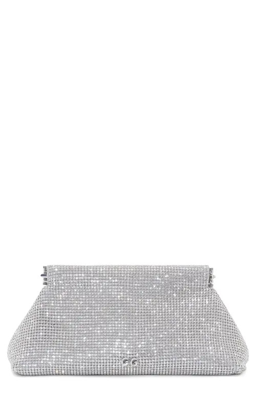 Cult Gaia Mini Lillia Woven Raffia Clutch in Clear at Nordstrom | Nordstrom