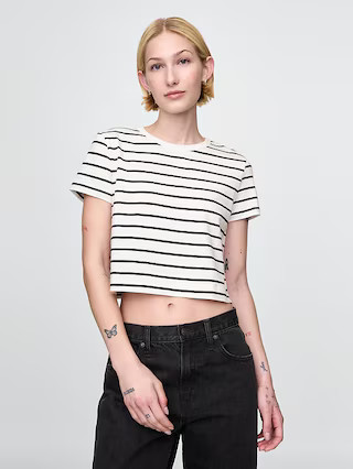 Organic Cotton VintageSoft Crop T-Shirt | Gap (US)