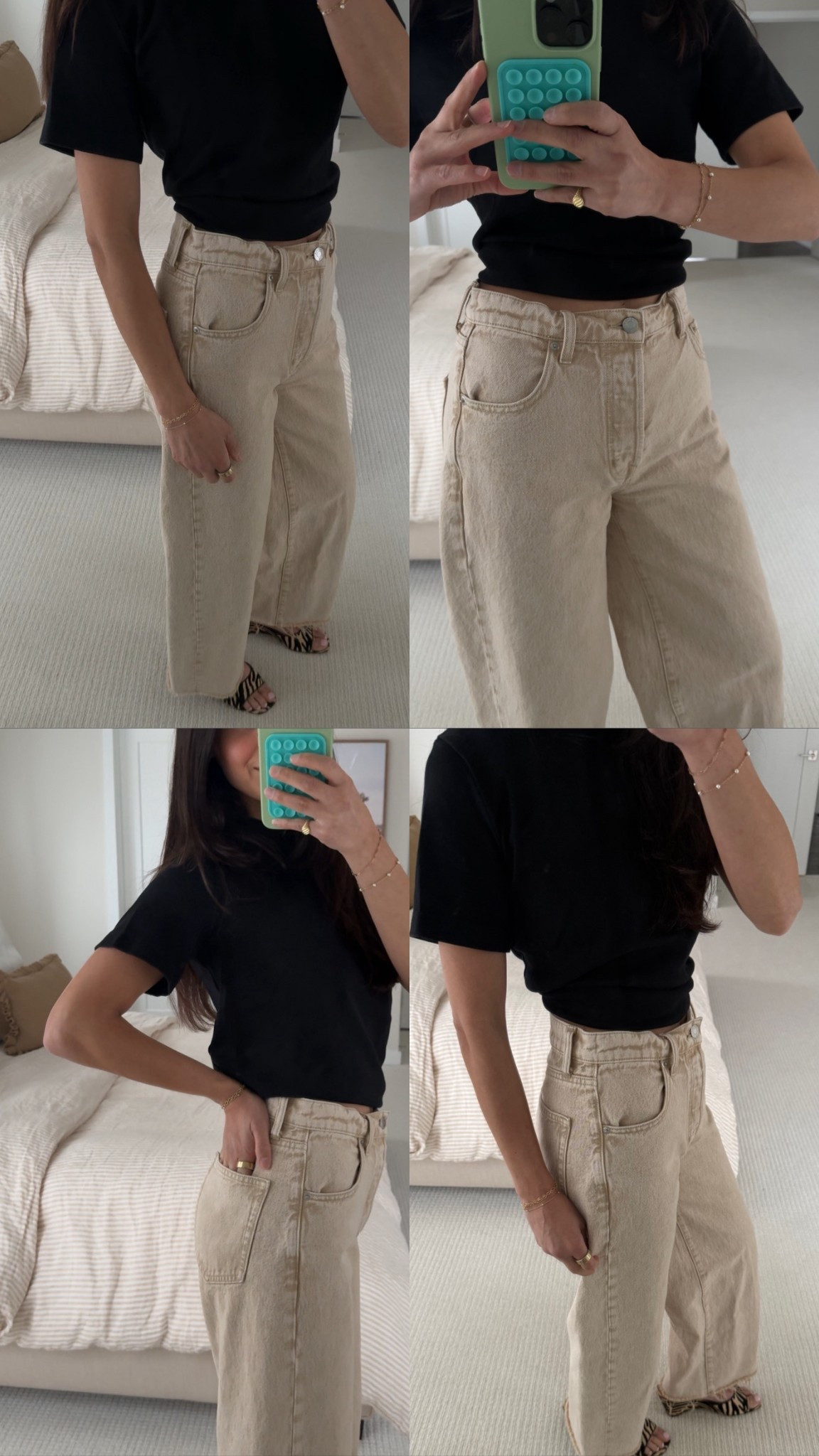 certified outfit repeater with these jean! wearing size 25