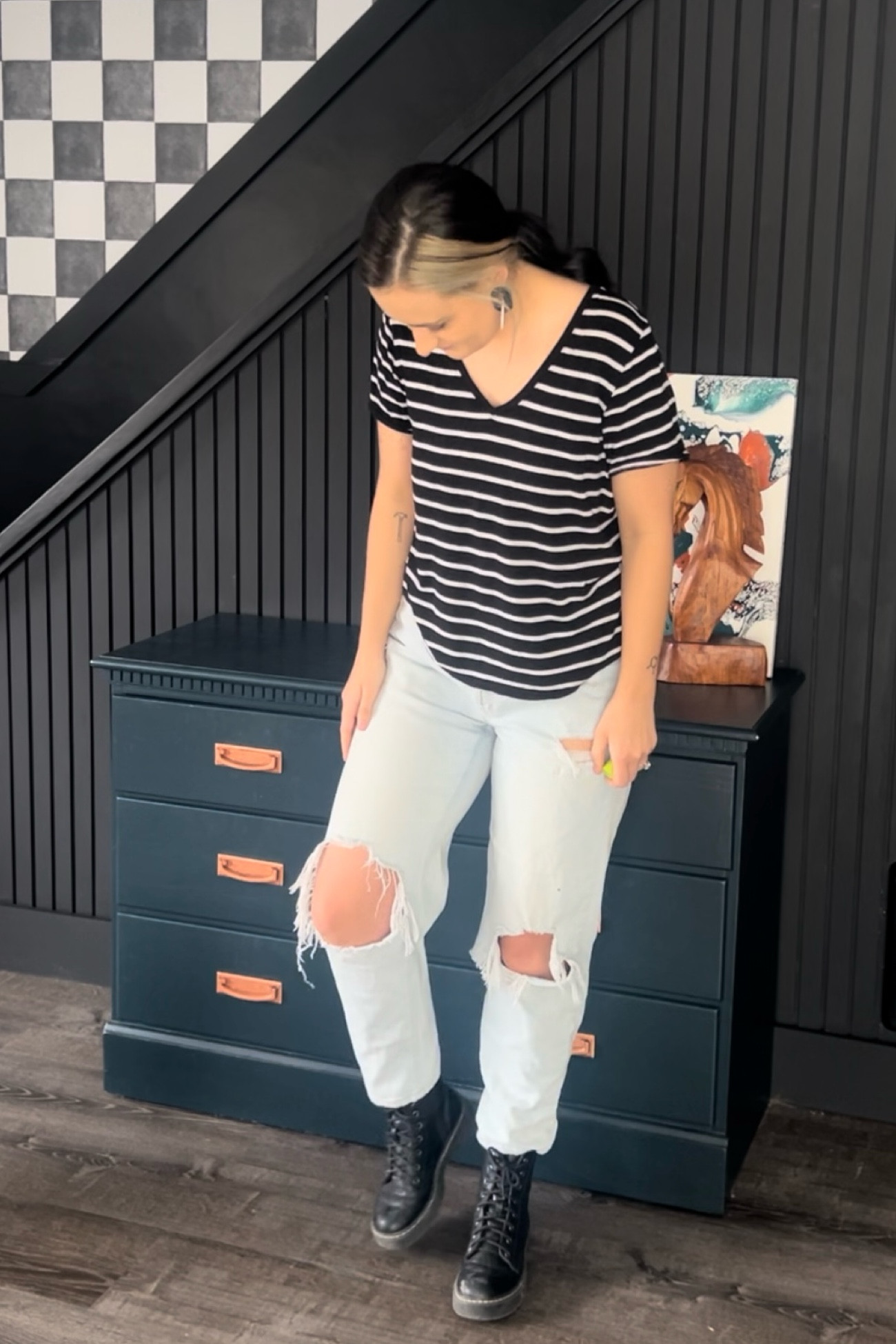 Casual soft grunge outfit idea 

Alternative Fashion 

#LTKfindsunder50 #LTKstyletip