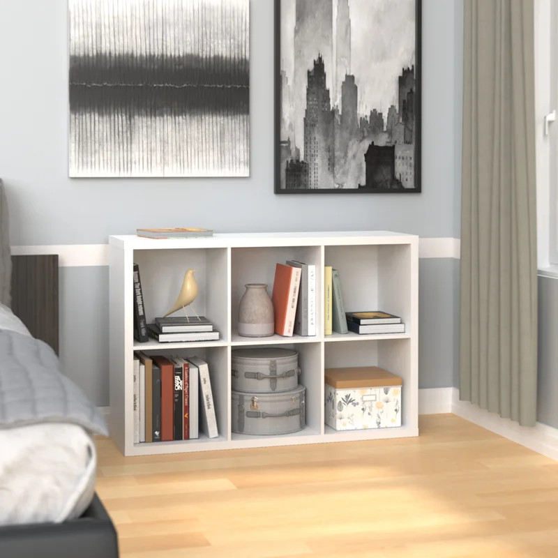 Decorative Storage 30'' H x 43.98'' W Cube Bookcase | Wayfair North America