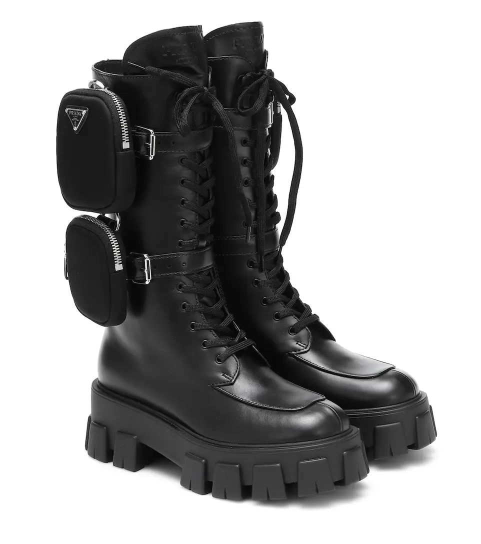 Monolith leather boots | Mytheresa (DACH)