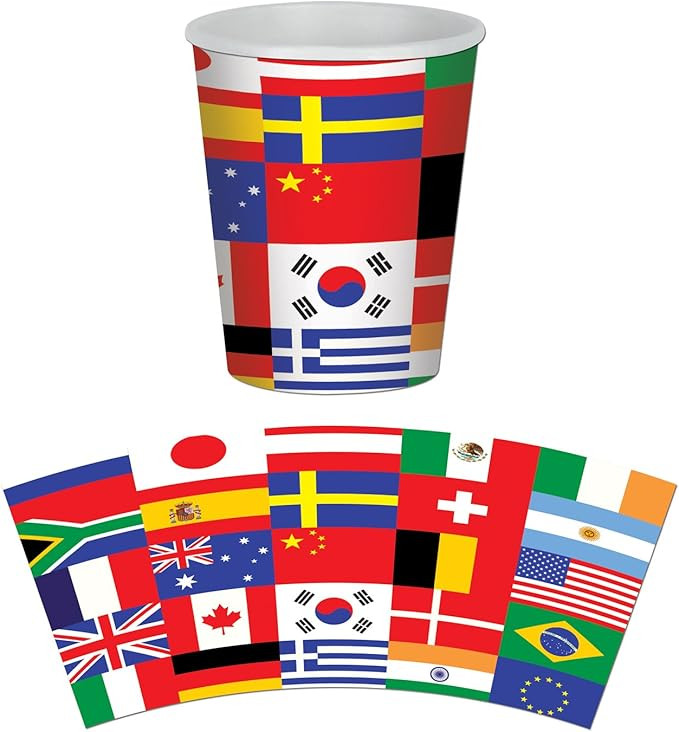 International Flag Beverage Cups | Amazon (US)