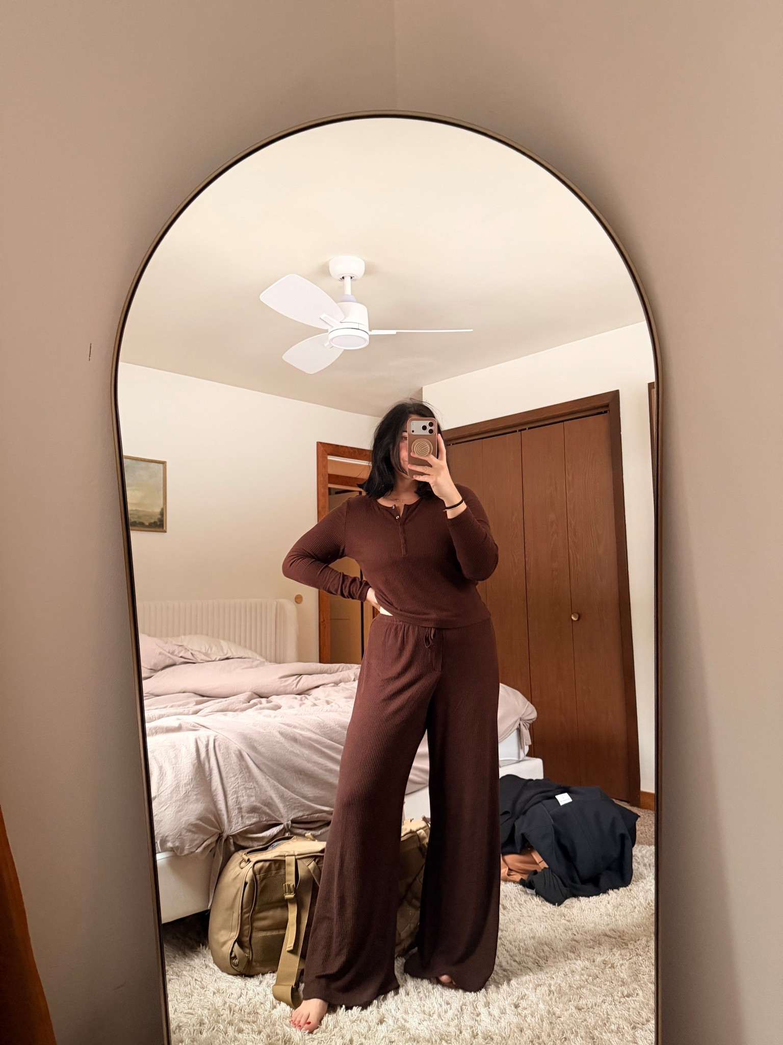 Cozy soft and lightweight pajamas. Size L but runs big in bottoms I could do M 

#LTKmomlife #LTKMidsize #LTKdayinmylife