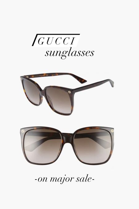 Gucci sunglasses on sale! I love how these wear and look 
Nordstrom sale 

#LTKstyletip #LTKSeasonal #LTKsalealert