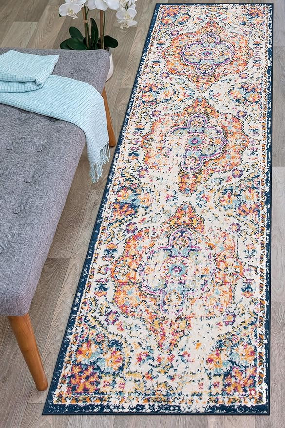 Rugshop Vintage Distressed Bohemian Runner Rug 2' x 7' Multi | Amazon (US)