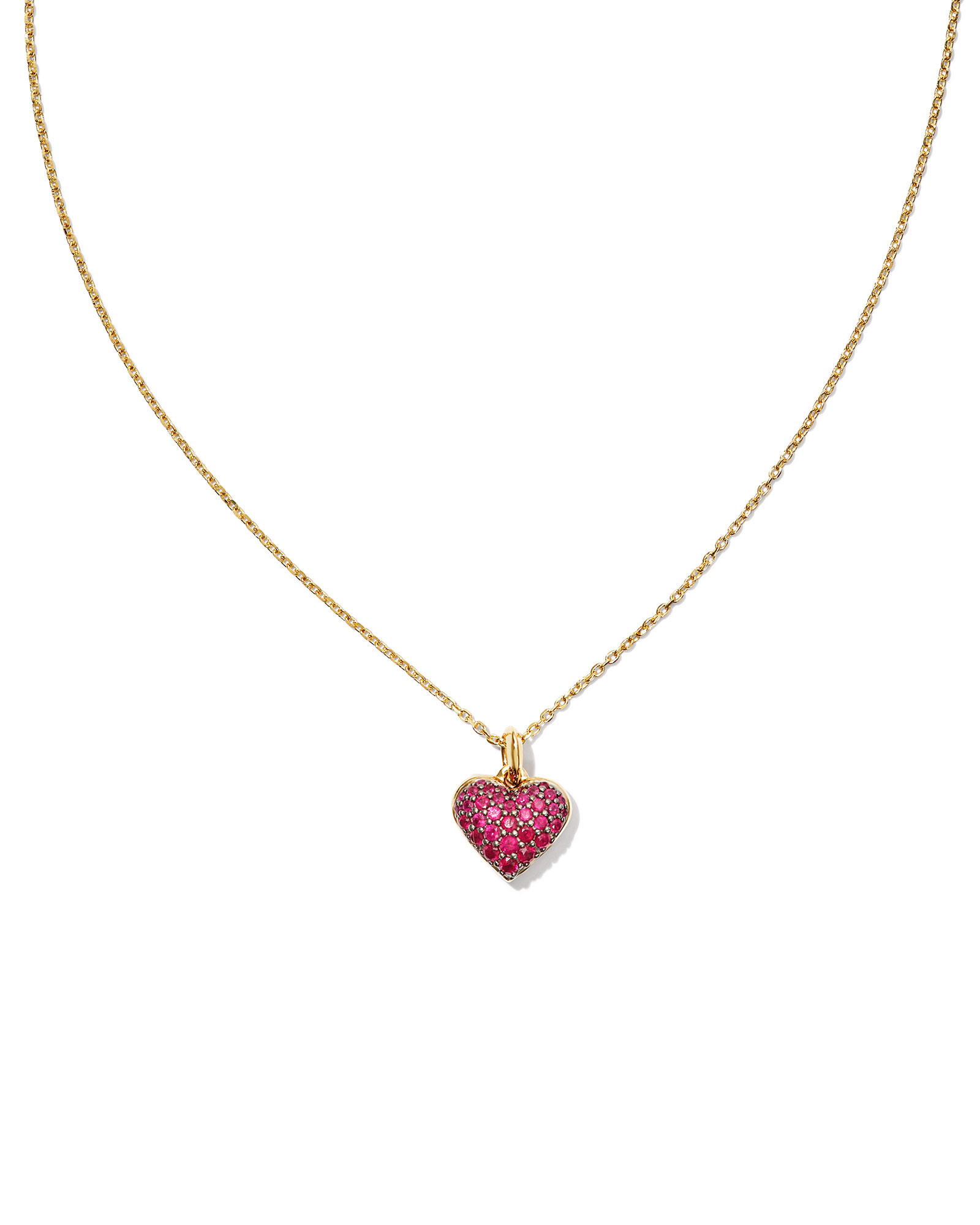 Madeline 14k Yellow Gold Pendant Necklace in Ruby | Kendra Scott