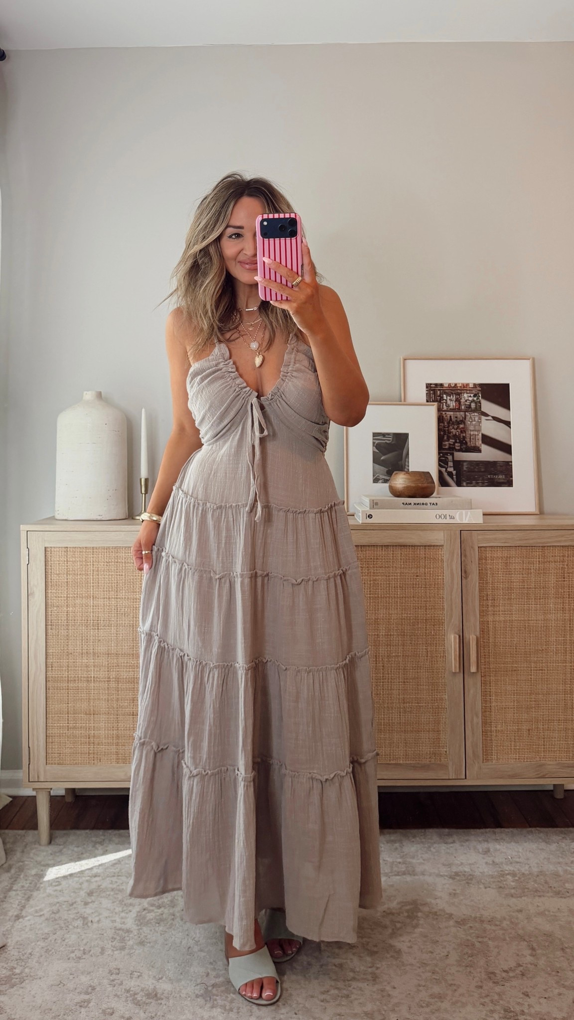 35% off with LEANN35 if expired use LEANN30 cute spring/summer boho dress! love that the top part is adjustable to come up as high or as low as you want. adjustable straps. i’m in a size M, but should have done a S. the back is smocked. vici, country concert outfit 

#LTKFestival #LTKootd