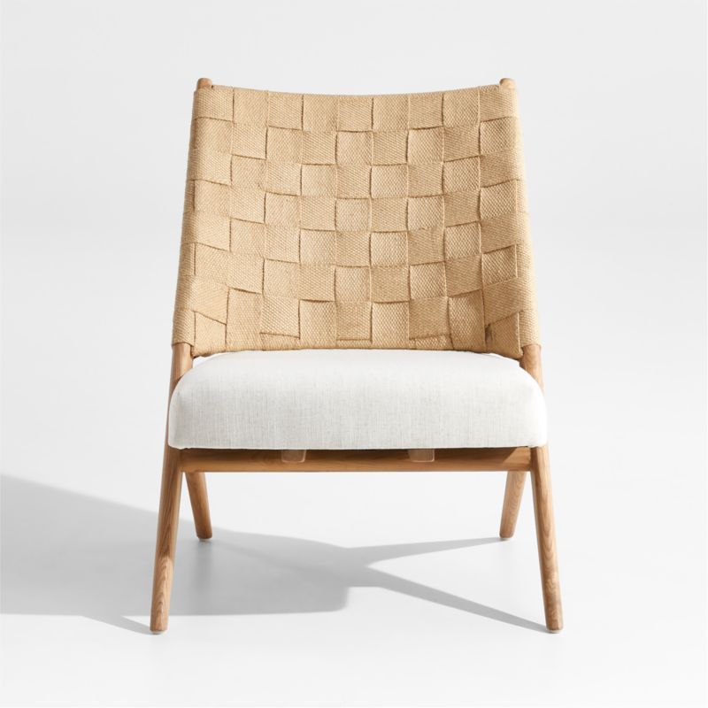 Michi Woven Accent Chair | Crate & Barrel | Crate & Barrel