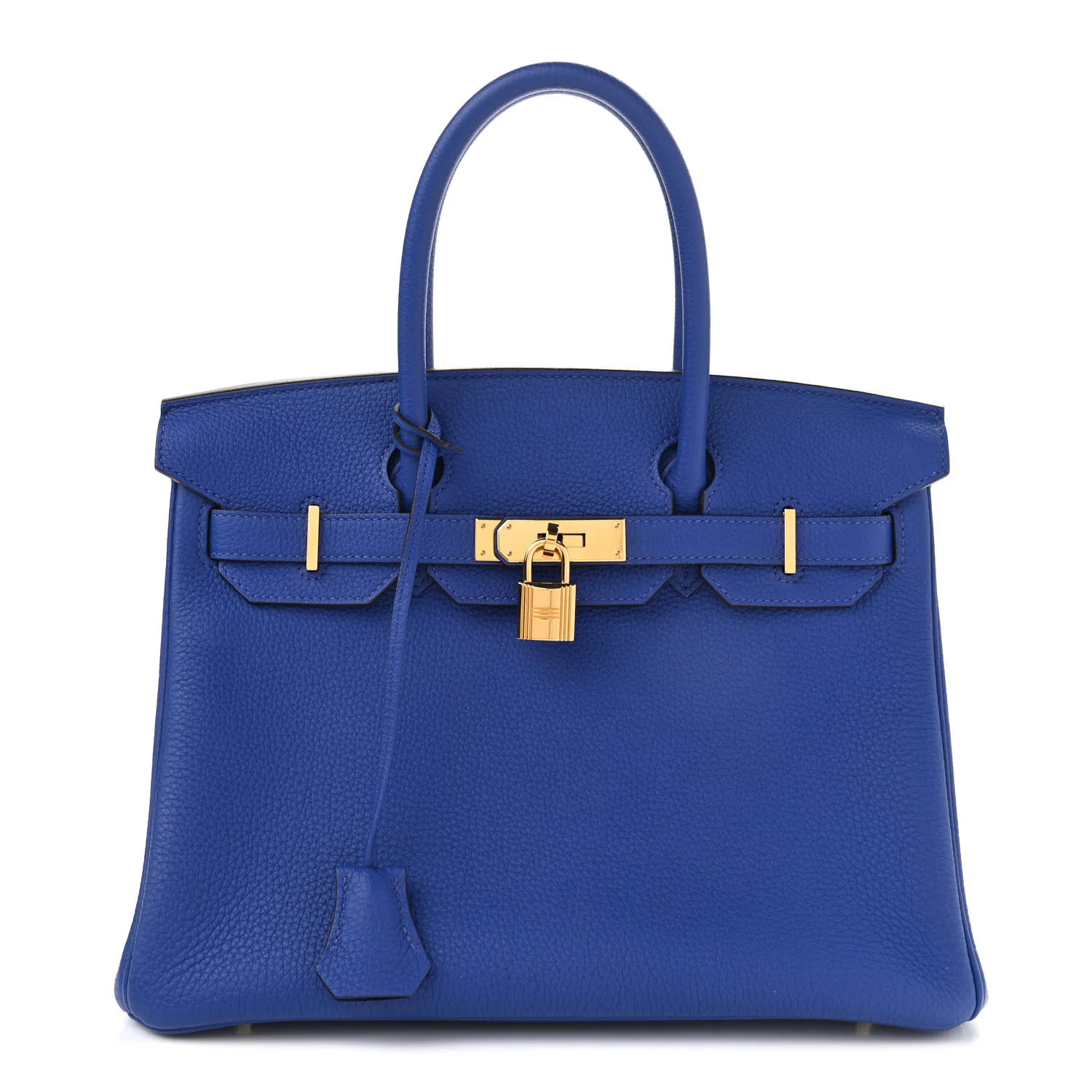 HERMES Togo Birkin 30 Bleu Electrique | FASHIONPHILE | Fashionphile