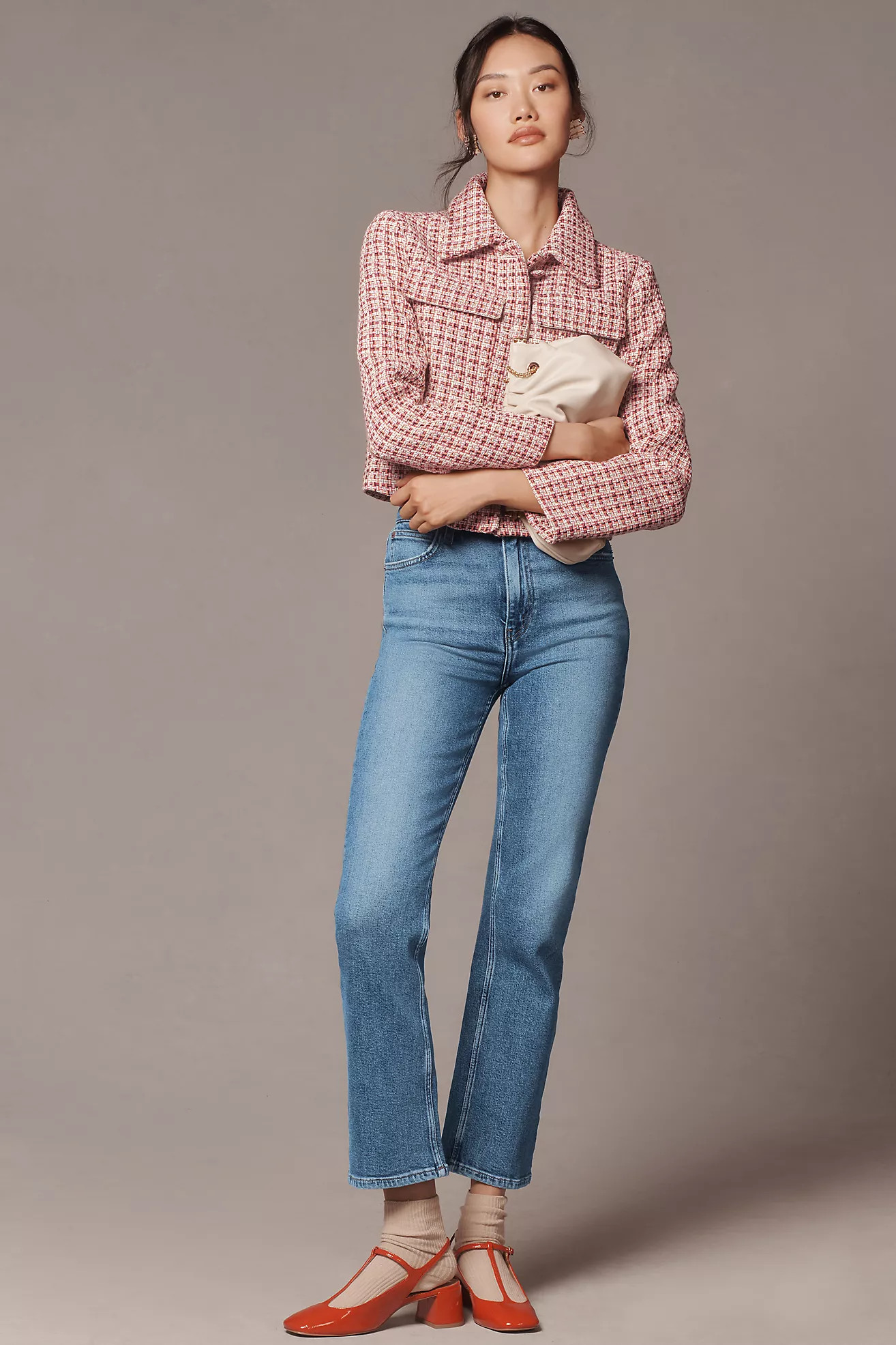 Maeve Tweed Cropped Jacket | Anthropologie (US)