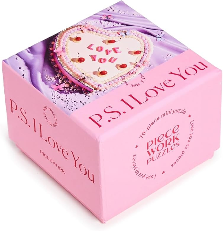 Piecework Puzzles Women's P.S. I Love You Mini Puzzle Greeting Card | Amazon (US)