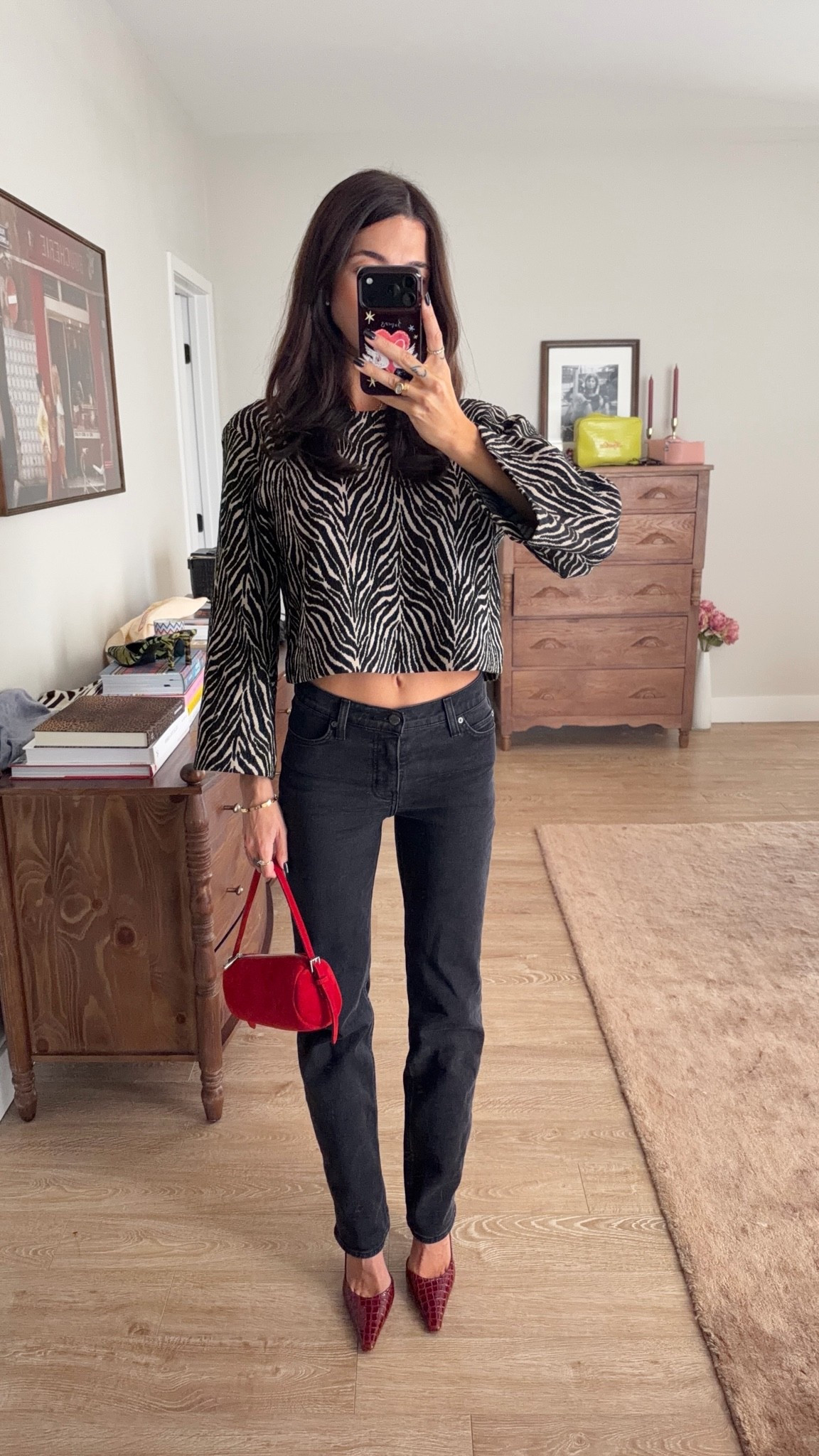 Fall date night outfit! 6 in top, 24 in jeans!