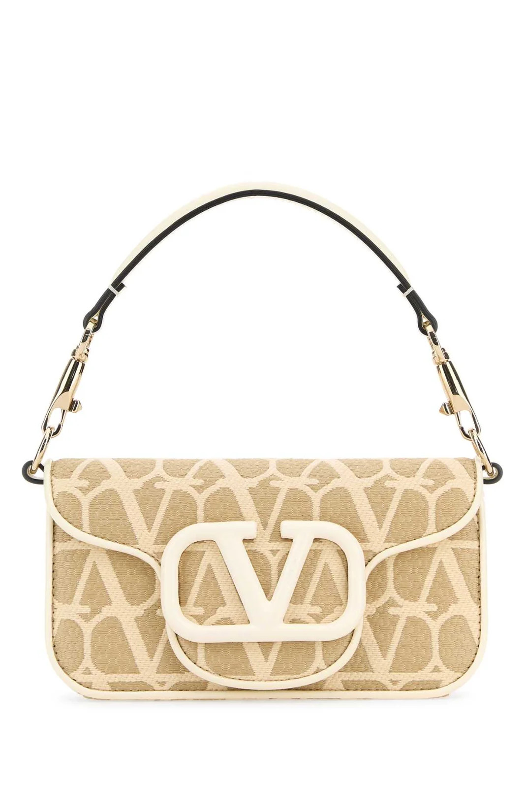 Valentino VLogo Plaque Foldover Top Shoulder Bag | Cettire Global