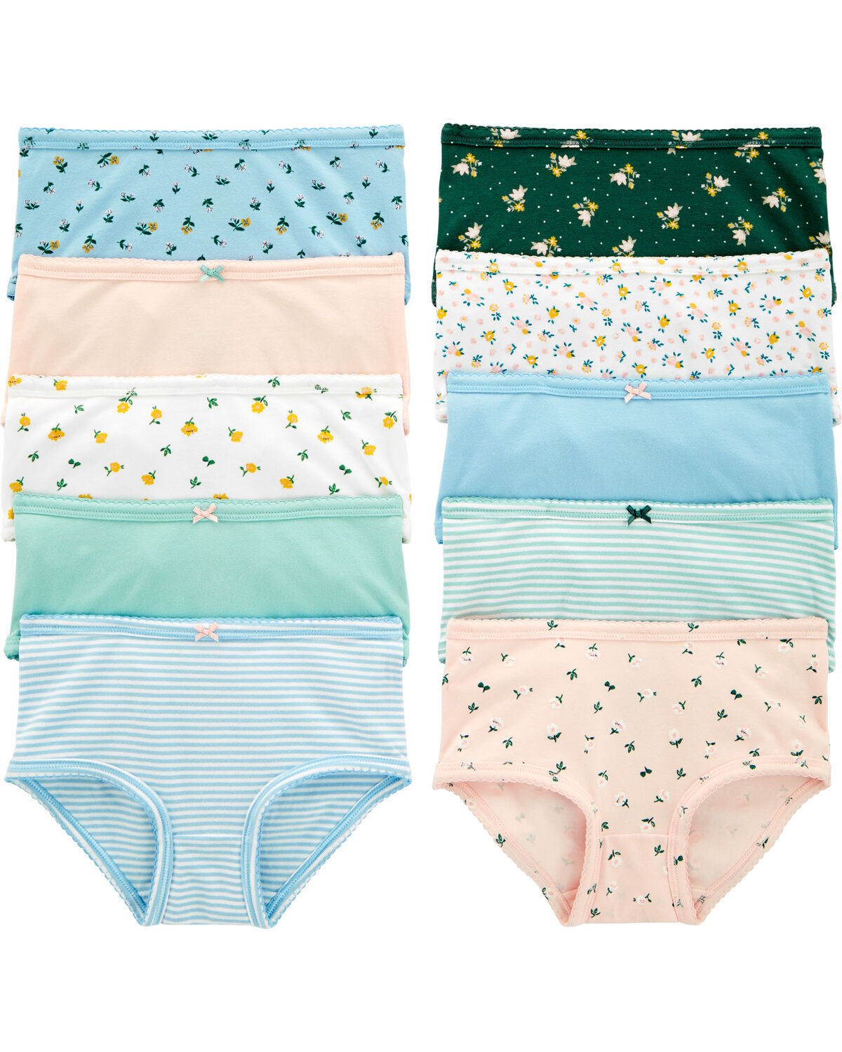 Multi 10-Pack Stretch Cotton Undies | carters.com | Carter's