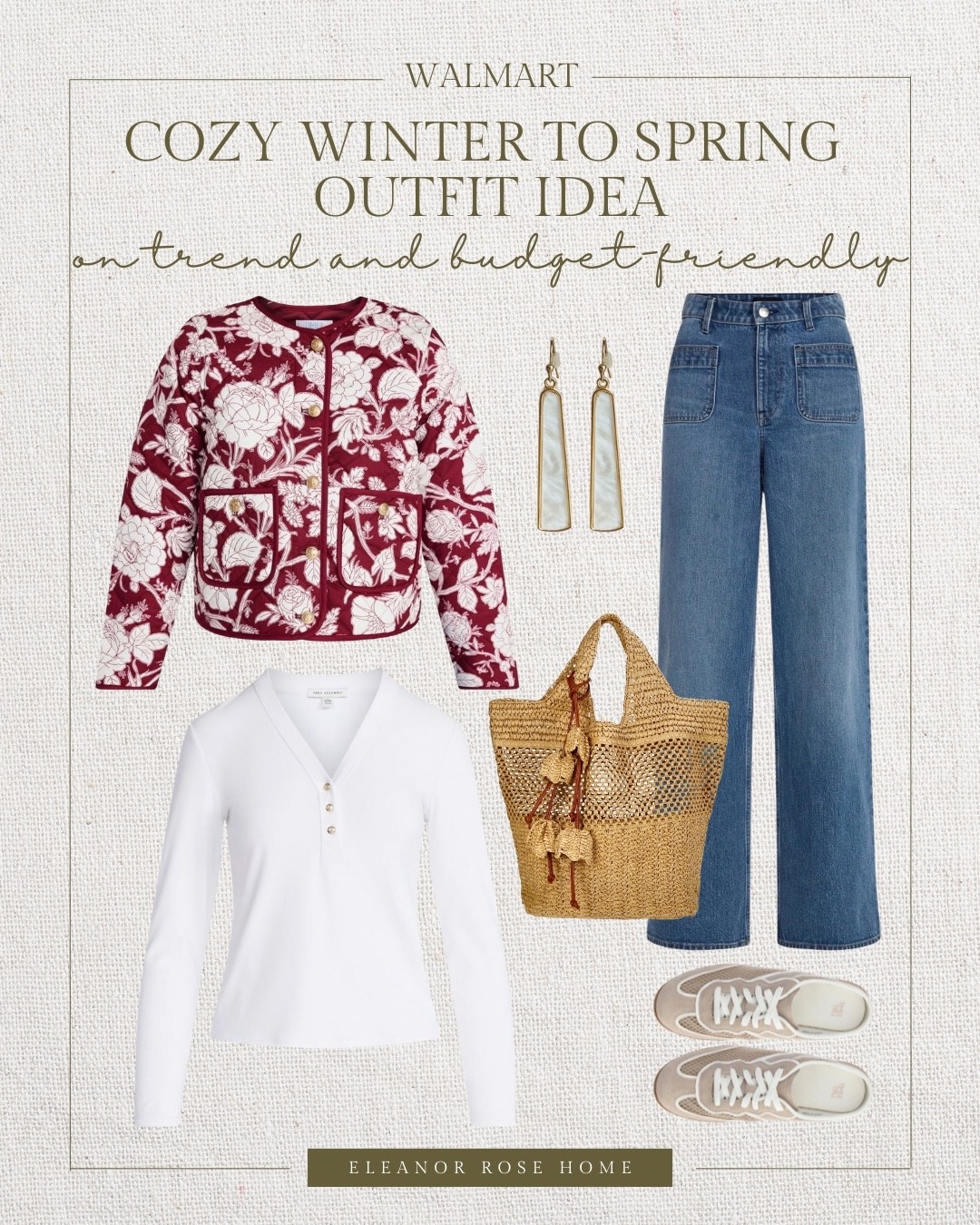 Cozy outfit idea to carry you from winter to spring.

#LTKFindsUnder50