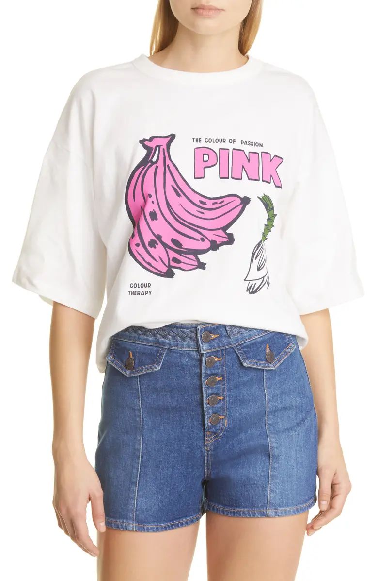 Pink Bananas Color Therapy Cotton Graphic Tee | Nordstrom