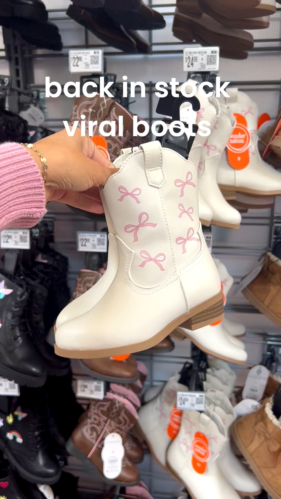 These viral boots are back in stock at Walmart!!! 

#LTKKids #LTKBaby #LTKShoeCrush