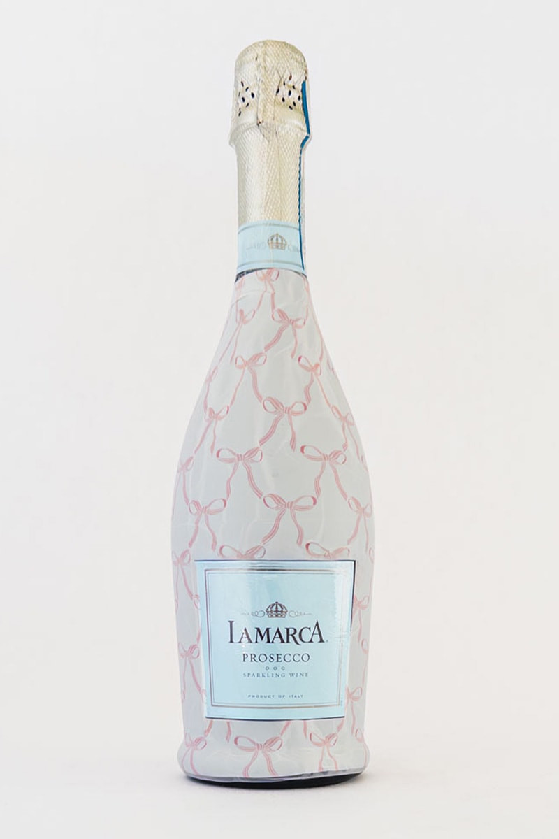 Beau Bottles Grandmillenial Pink Bows La Marca Edition Bottle Wrap | Francesca's