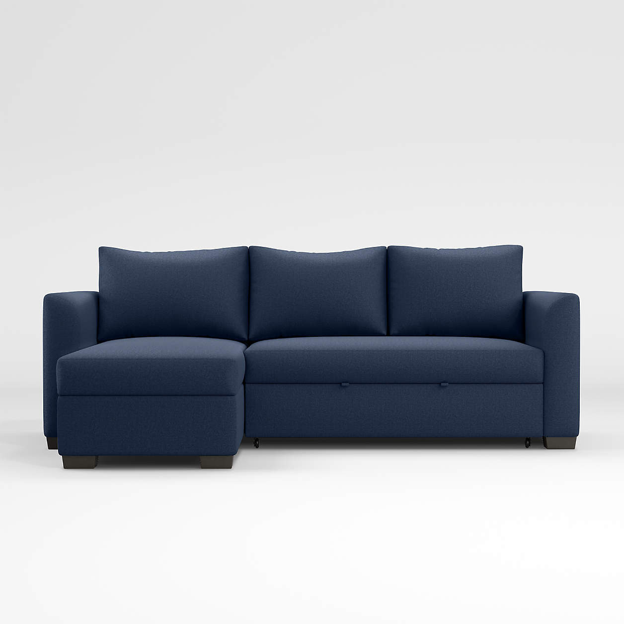 Bedford 2-Piece Sleeper Sectional Sofa + Reviews | Crate & Barrel | Crate & Barrel
